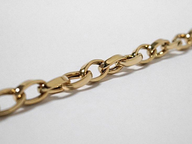 K18 トルシオーネ ネックレスチェーン 5.4mm rpu102421画像