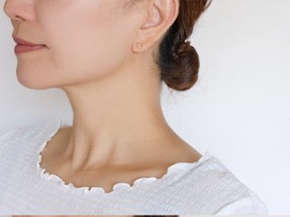 K18 ラーナ リボン ピアス rph43755423画像