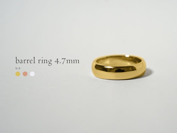 K18 バレル リング 4.7mm rpa3598422画像
