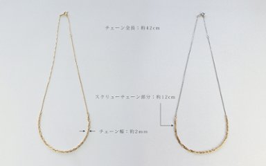 K18 モス チェーン ネックレス rph66444521画像