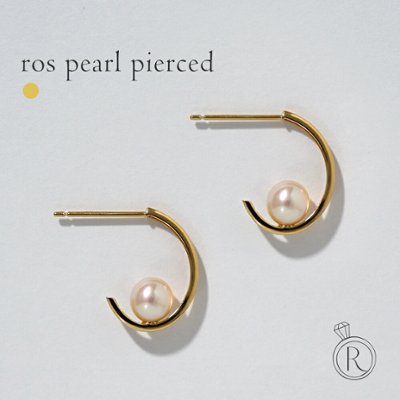 K18 ロス パール ピアス rph43705923の画像