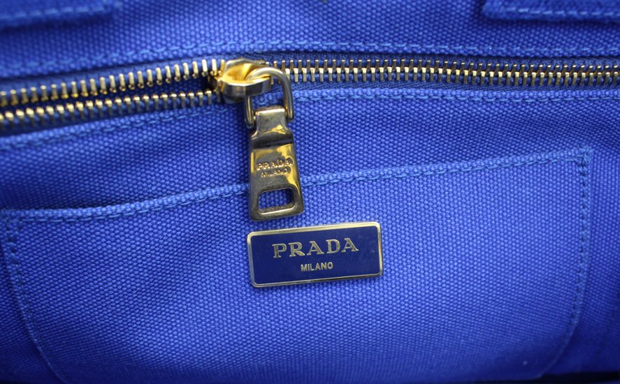 PRADA　カナパトートGM　ブルー　BN1877画像