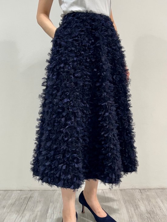 Elliy Feather Navy画像