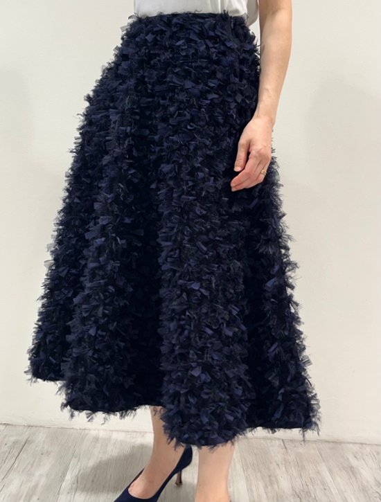 Elliy Feather Navy画像