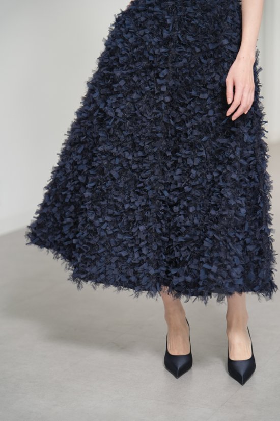 Elliy Feather Navy画像