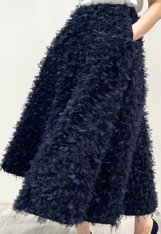 Elliy Feather Navy画像