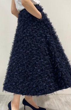 Elliy Feather Navy画像