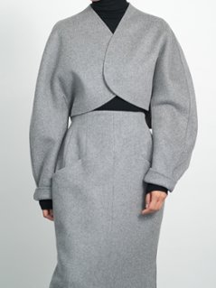 Barbara Wool Cashmere gray画像