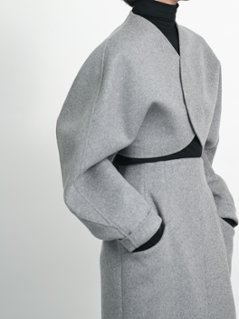 Barbara Wool Cashmere gray画像