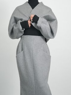 Barbara Wool Cashmere gray画像