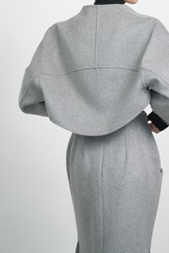 Barbara Wool Cashmere gray画像