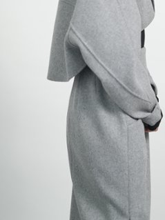 Barbara Wool Cashmere gray画像