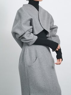 Barbara Wool Cashmere gray画像