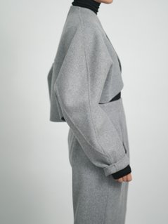 Barbara Wool Cashmere gray画像