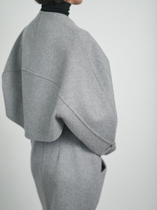 Barbara Wool Cashmere gray画像