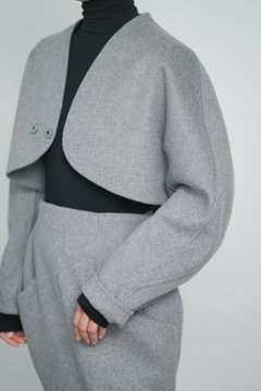 Barbara Wool Cashmere gray画像