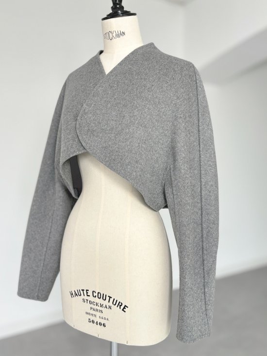 Barbara Wool Cashmere gray画像