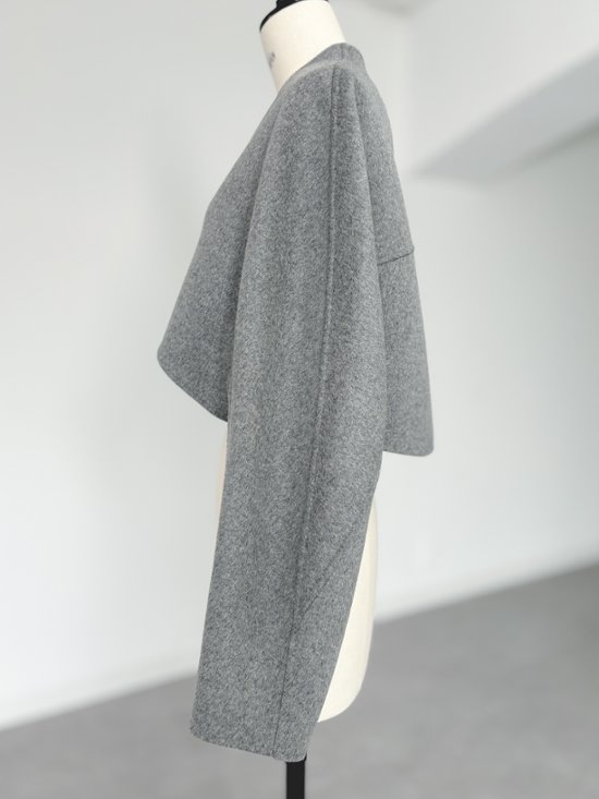 Barbara Wool Cashmere gray画像