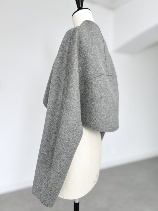 Barbara Wool Cashmere gray画像