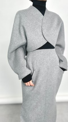 Barbara Wool Cashmere gray画像