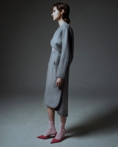 Barbara Wool Cashmere gray画像