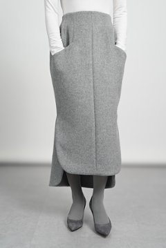 Claudia Wool Cashmere grayの画像