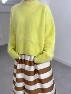 Alma Fur Cashmere yellow画像