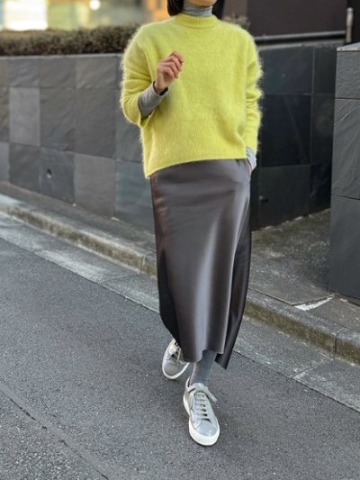 Alma Fur Cashmere yellowの画像