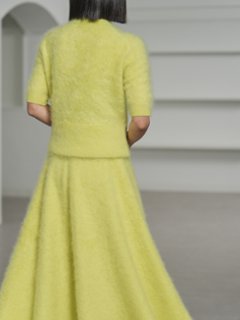 Darcy Fur Cashmere Yellow画像