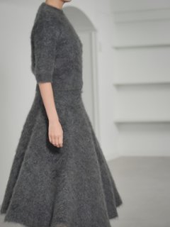 Darcy Fur Cashmere Charcoal画像