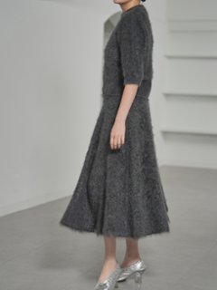 Darcy Fur Cashmere Charcoal画像