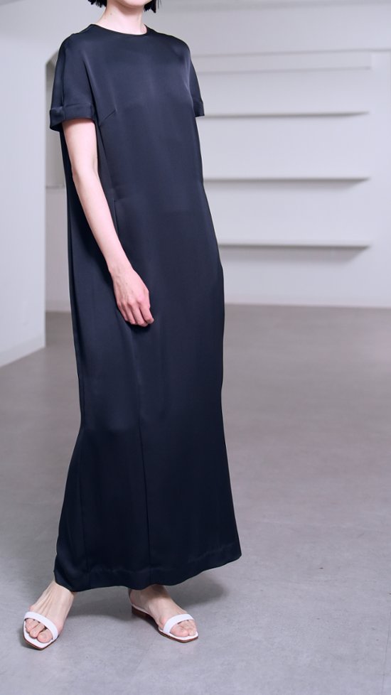 【5月末-6月中旬デリバリー予定】Manon Satin Navy 画像
