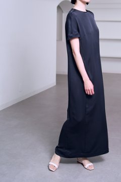 【5月末-6月中旬デリバリー予定】Manon Satin Navy 画像