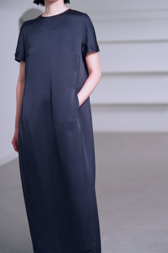 【5月末-6月中旬デリバリー予定】Manon Satin Navy 画像