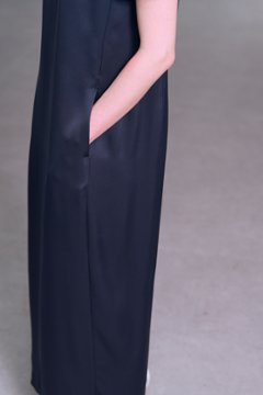 【5月末-6月中旬デリバリー予定】Manon Satin Navy 画像