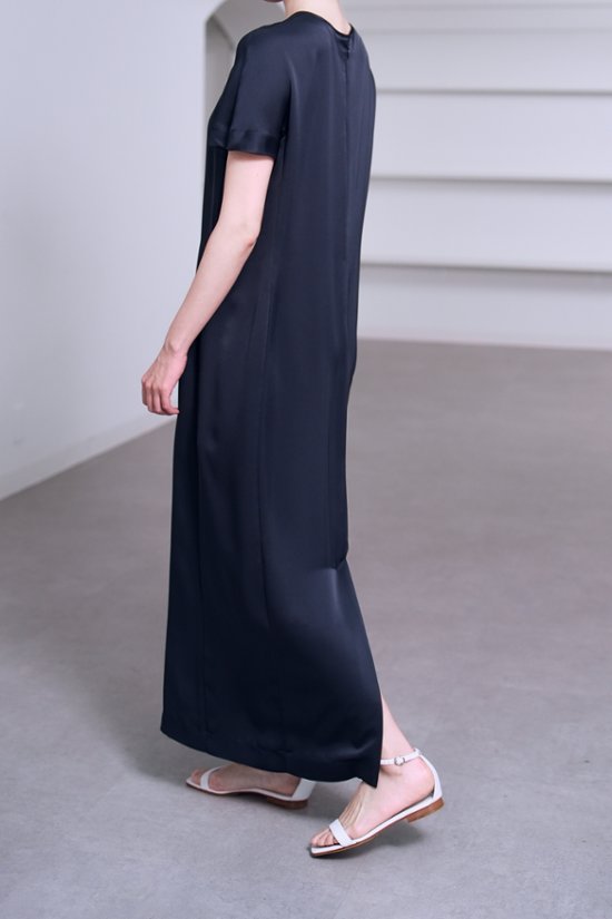 【5月末-6月中旬デリバリー予定】Manon Satin Navy 画像