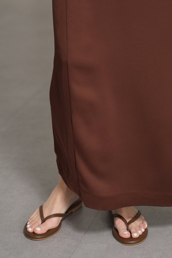 【5月末-6月中旬デリバリー予定】Manon Satin Brown画像