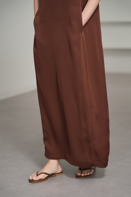 【5月末-6月中旬デリバリー予定】Manon Satin Brown画像