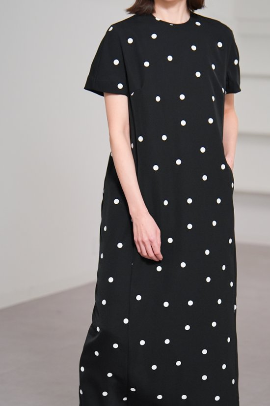 【5月末-6月中旬デリバリー予定】Manon Dot Black/White画像