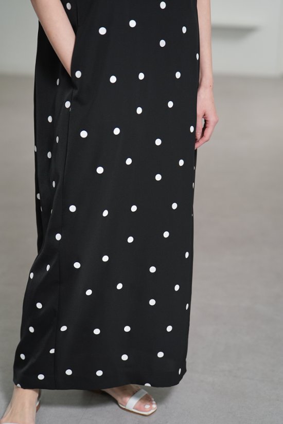 【5月末-6月中旬デリバリー予定】Manon Dot Black/White画像
