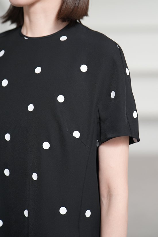 【5月末-6月中旬デリバリー予定】Manon Dot Black/White画像