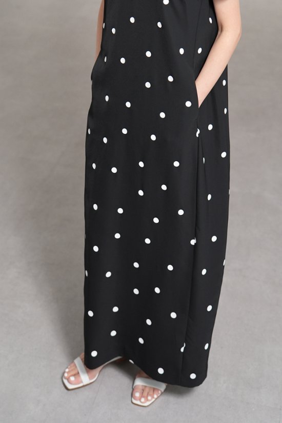 【5月末-6月中旬デリバリー予定】Manon Dot Black/White画像