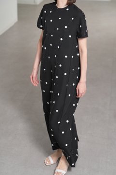 【5月末-6月中旬デリバリー予定】Manon Dot Black/White画像