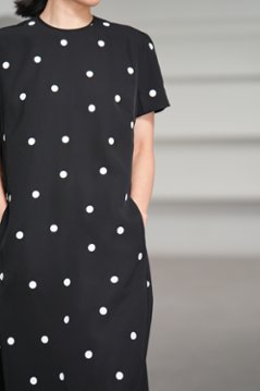 【5月末-6月中旬デリバリー予定】Manon Dot Black/White画像