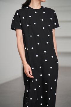 【5月末-6月中旬デリバリー予定】Manon Dot Black/White画像