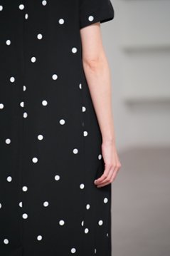 【5月末-6月中旬デリバリー予定】Manon Dot Black/White画像