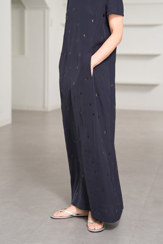 【5月末-6月中旬デリバリー予定】Manon Dot Navy/Black画像