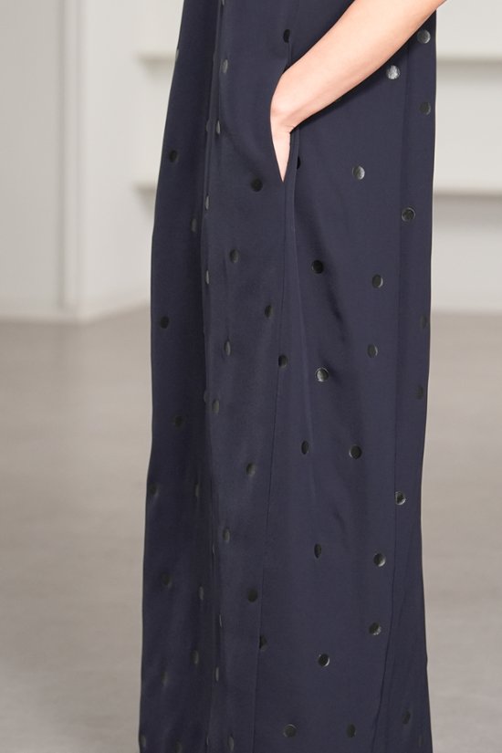 【5月末-6月中旬デリバリー予定】Manon Dot Navy/Black画像