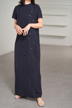 【5月末-6月中旬デリバリー予定】Manon Dot Navy/Black画像