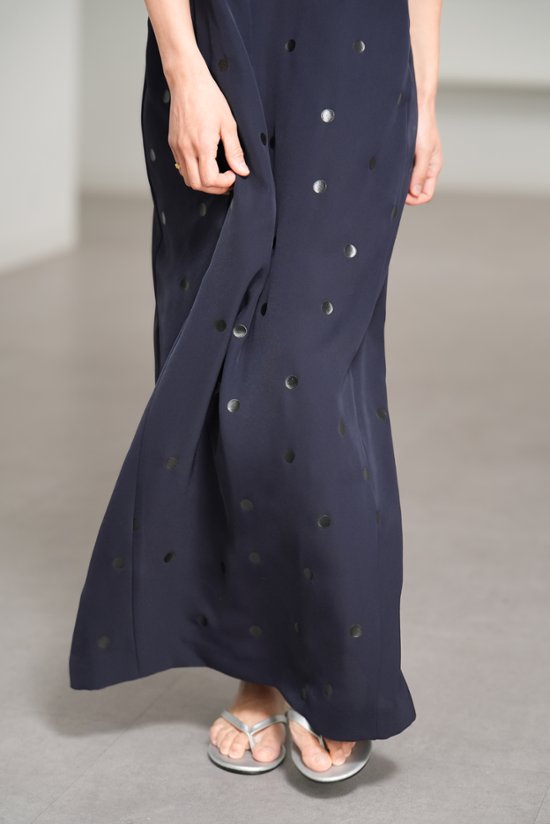 【5月末-6月中旬デリバリー予定】Manon Dot Navy/Black画像